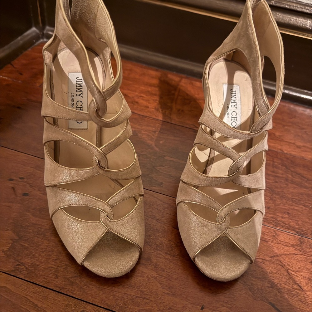 Jimmy Choo Peep Toe Sandals